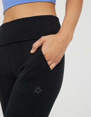 OFFLINE By Aerie OG Foldover High Waisted Slit Flare Legging