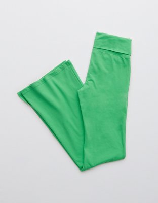 OFFLINE By Aerie OG Foldover High Waisted Slit Flare Legging