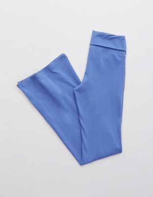 Женские брюки Aerie OFFLINE By Aerie OG Foldover High Waisted Slit Flare Legging — фото 4