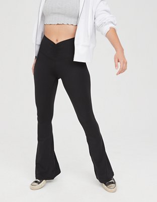 Aerie High Waisted Shine Wide Leg Pant in 2023