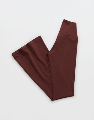 OFFLINE By Aerie Real Me High Waisted Flare Legging plisado