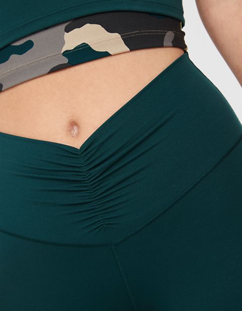 Женские брюки Aerie OFFLINE By Aerie Real Me High Waisted Ruched Flare Legging