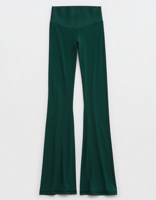 Aerie Flare Pants Green - $8 - From sev