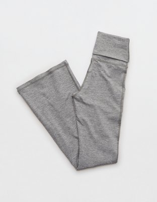 Женские брюки Aerie OFFLINE By Aerie The Hugger High Waisted Foldover Flare Legging — фото 4