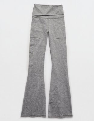 Женские брюки Aerie OFFLINE By Aerie The Hugger High Waisted Foldover Flare Legging — фото 3
