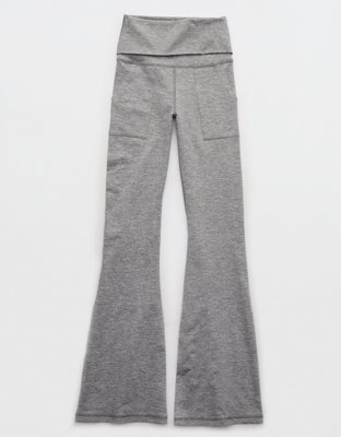 Aerie SMALL REGULAR OFFLINE By The Hugger High Waisted Foldover Flare  Legging Brown - $35 (36% Off Retail) - From Delilahs