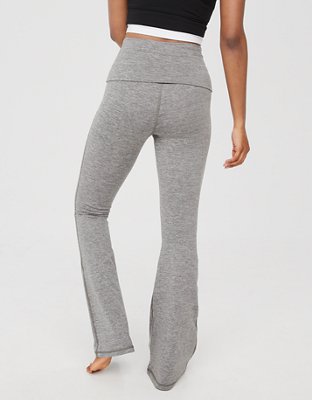 OFFLINE By Aerie The Hugger High Waisted Foldover Flare Legging
