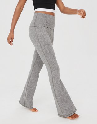 aerie, Pants & Jumpsuits, Offline By Aerie Real Me Double Crossover Flare  Legging