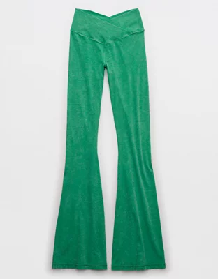 OFFLINE By Aerie Real Me Double Crossover Flare Legging