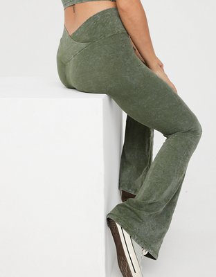 OFFLINE By Aerie Real Me Double Crossover Flare Legging