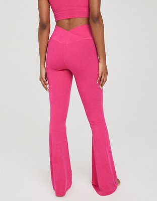 OFFLINE By Aerie Real Me Double Crossover Flare Legging
