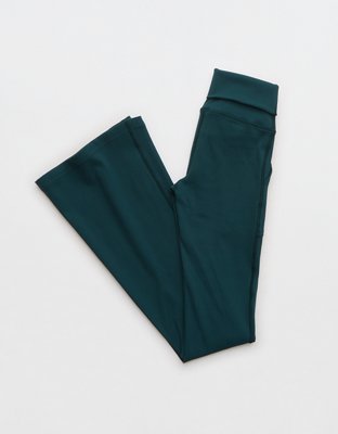 OFFLINE By Aerie Ribbed Pocket Foldover Flare Legging