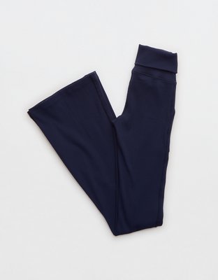 OFFLINE By Aerie Ribbed Pocket Foldover Flare Legging