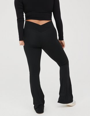 OFFLINE By Aerie Real Me Double Crossover Flare Legging