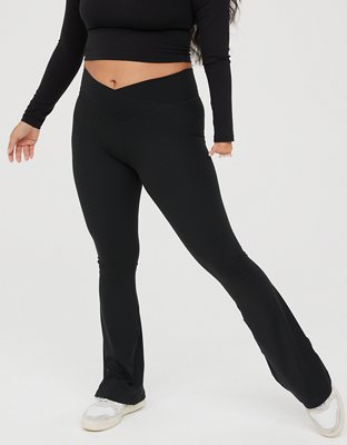 OFFLINE By Aerie Real Me Double Crossover Flare Legging