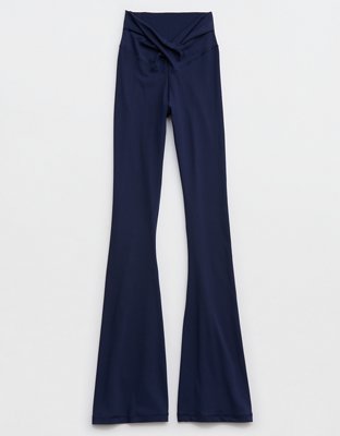 aerie navy flare leggings