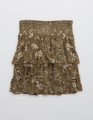 Женские юбки Aerie Ruffle Mini Skirt — фото 4
