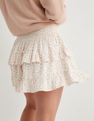 Aerie Ruffle Mini Skirt