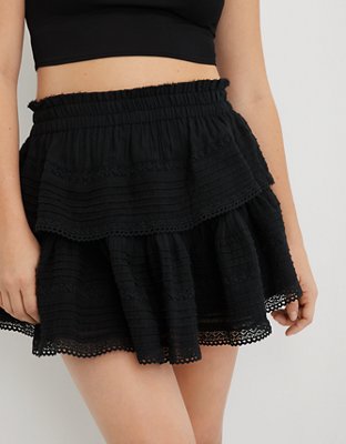 Aerie Rock N Ruffle Mini Skirt