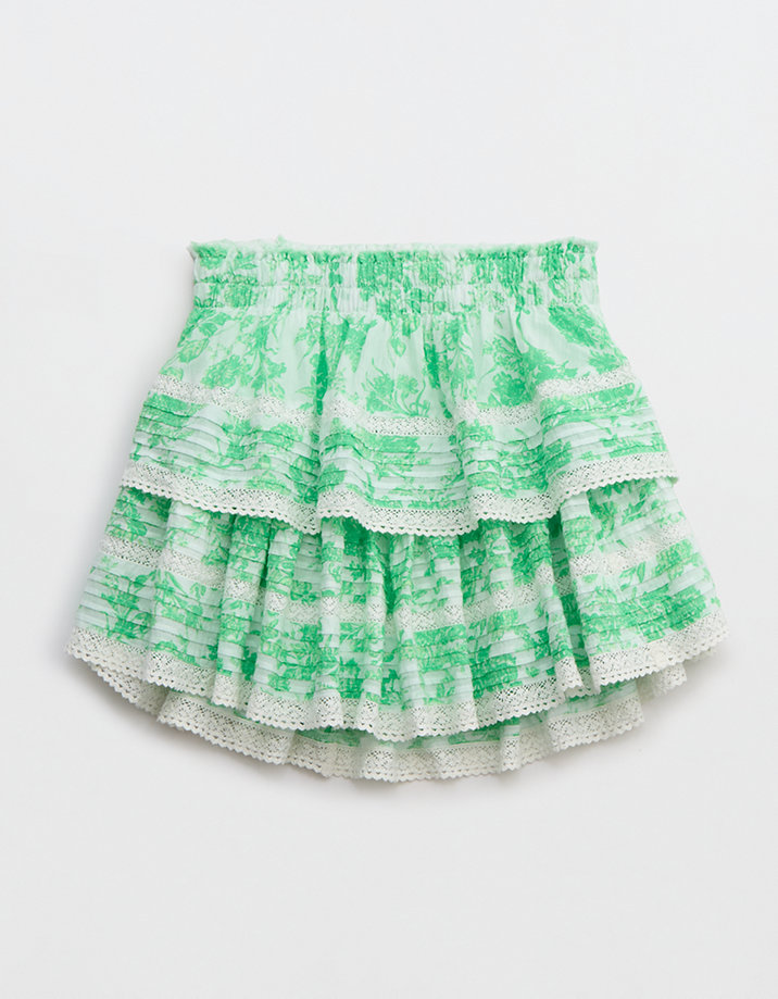Aerie Rock 'n' Ruffle Mini Skirt