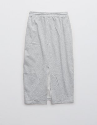 Aerie Fleece Midi Skirt