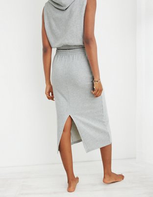 Женские юбки Aerie Fleece Midi Skirt — фото 2
