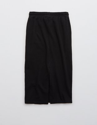 Aerie Fleece Midi Skirt