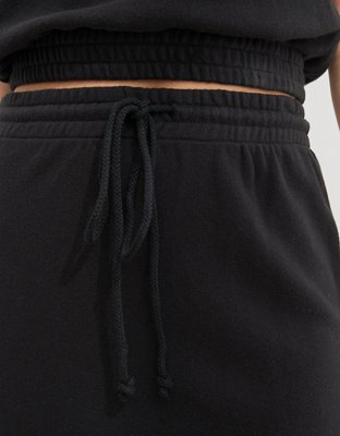 Aerie Fleece Midi Skirt