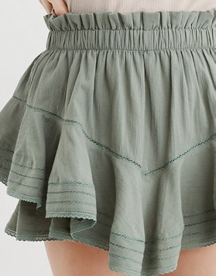 Aerie Rock 'n' Ruffle Skort
