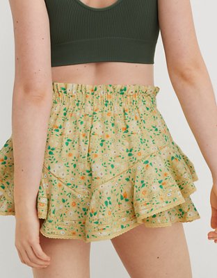 Aerie Rock 'n' Ruffle Skort