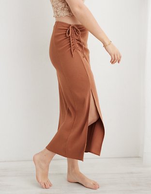Aerie Beachwalk Midi Skirt