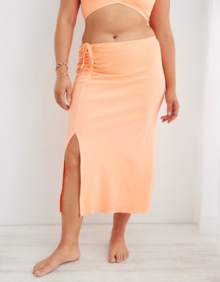 Aerie Beachwalk Midi Skirt