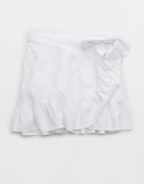 Aerie Wrap Mini Skirt