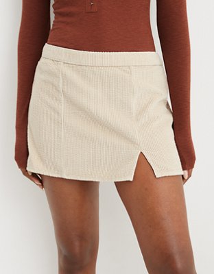 Aerie Corduroy Micro Mini Skirt