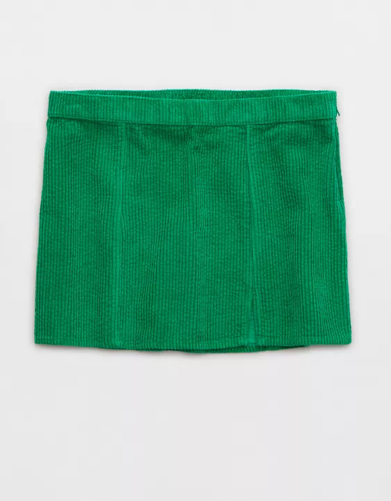 Aerie Corduroy Micro Mini Skirt