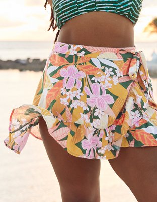 Aerie Wrap Mini Skirt