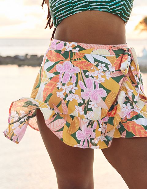 Женские юбки Aerie Wrap Mini Skirt