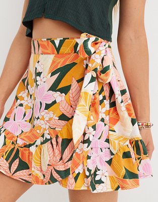 Женские юбки Aerie Wrap Mini Skirt — фото 6