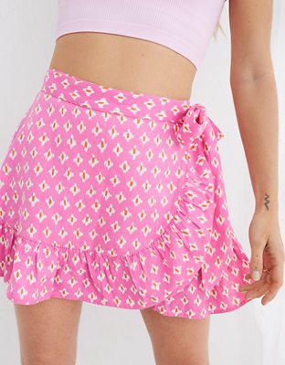 Aerie Wrap Mini Skirt