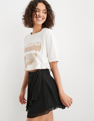 Aerie Chiffon Wrap Skirt