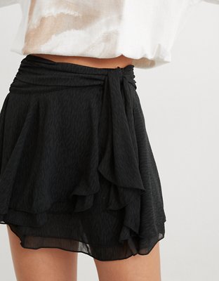 Aerie Chiffon Wrap Skirt