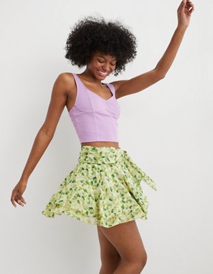 Aerie Chiffon Wrap Skirt