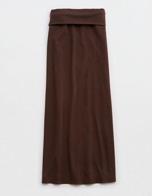 Aerie Chill Up Foldover Maxi Skirt