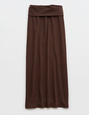 Женские юбки Aerie Chill Up Foldover Maxi Skirt — фото 3