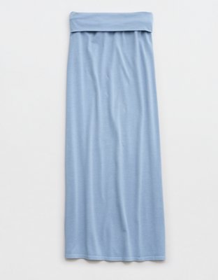 Aerie Chill Up Foldover Maxi Skirt