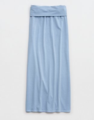 Aerie Chill Up Foldover Maxi Skirt