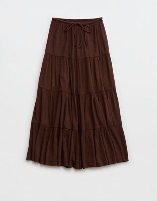 Женские юбки Aerie Beach Club Tiered Maxi Skirt — фото 3