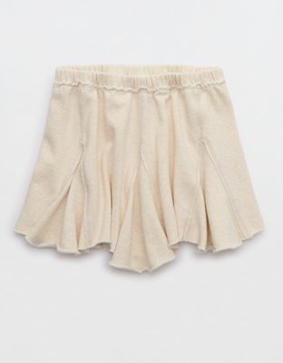 Женские юбки Aerie Fleece Godet Mini Skirt — фото 3