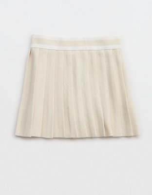 Aerie Pleated Sweater Mini Skirt