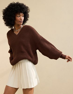 Женские юбки Aerie Pleated Sweater Mini Skirt — фото 5